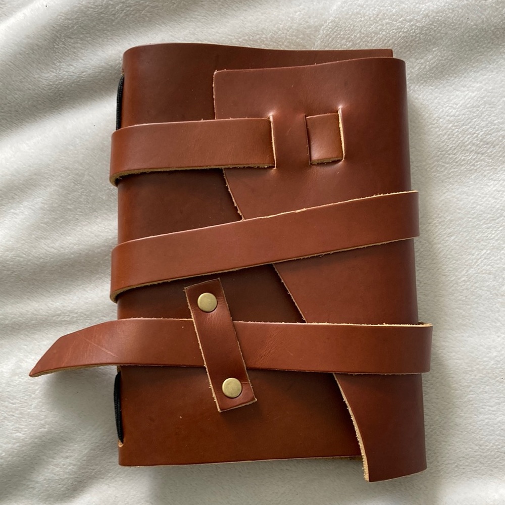 Leather bound journal